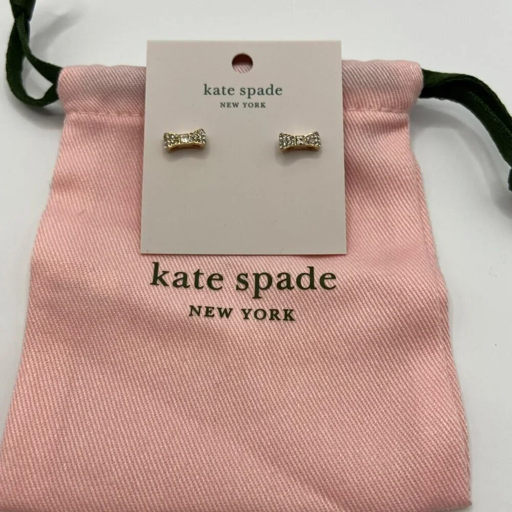 Kate Spade Ready Set Bow Pave Bow‎ Studs